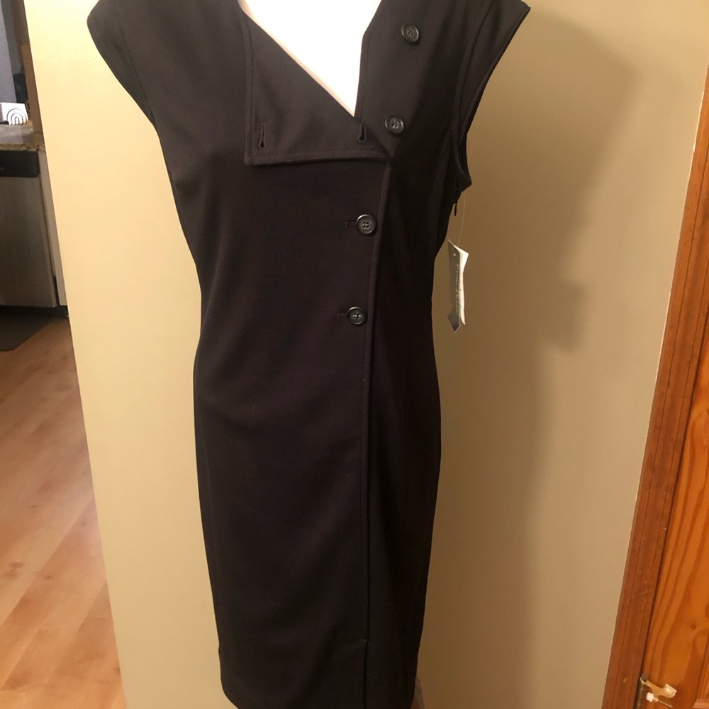 NWT Evan-Picone Size 8 Classic Black Dress